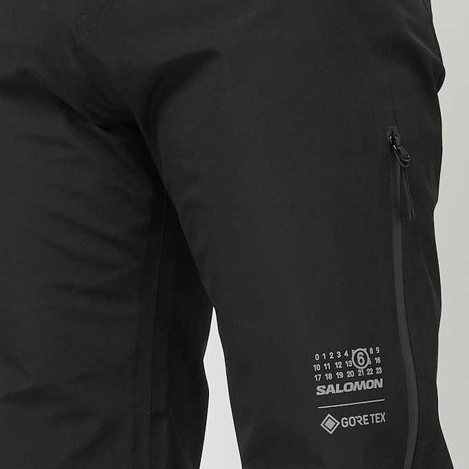 MM6 Maison Margiela&nbsp; x Salomon Pants 5 Pockets Gore Tex noir 88308 6