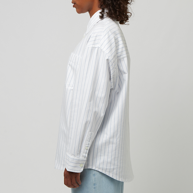Carhartt WIP Wmns L/S Dowlen Shirt blanc 89131 3