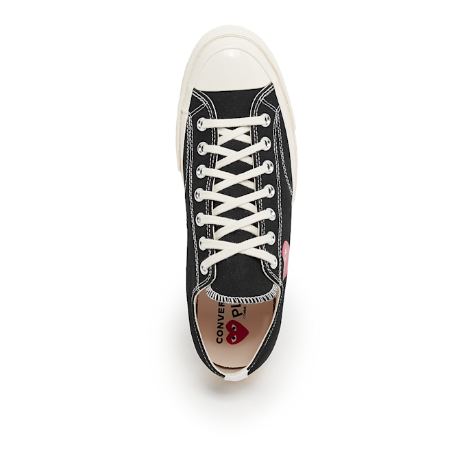 Comme des Garcons Play Small Red Heart Chuck Taylor All Star '70 Low schwarz 85445 4