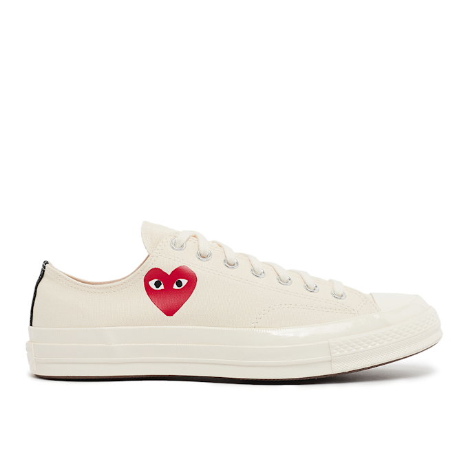 Comme des Garcons Play Small Red Heart Chuck Taylor All Star '70 Low beige 87160 2