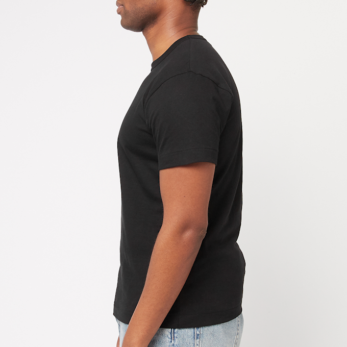 Comme des Garcons Play Small Red Heart Neck T-Shirt Black black 85442 3