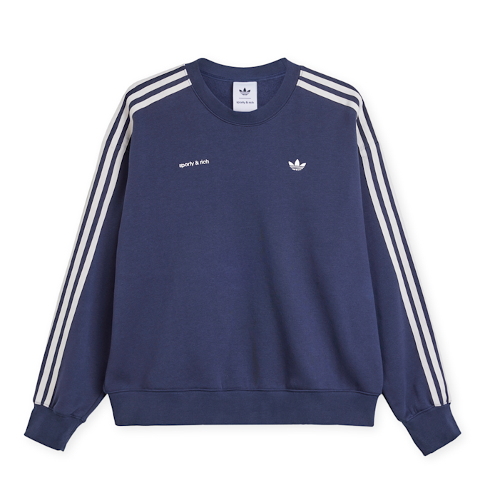 adidas Originals x Sporty & Rich Wmns Collegiate Pack Sweatshirt blau 89947 1