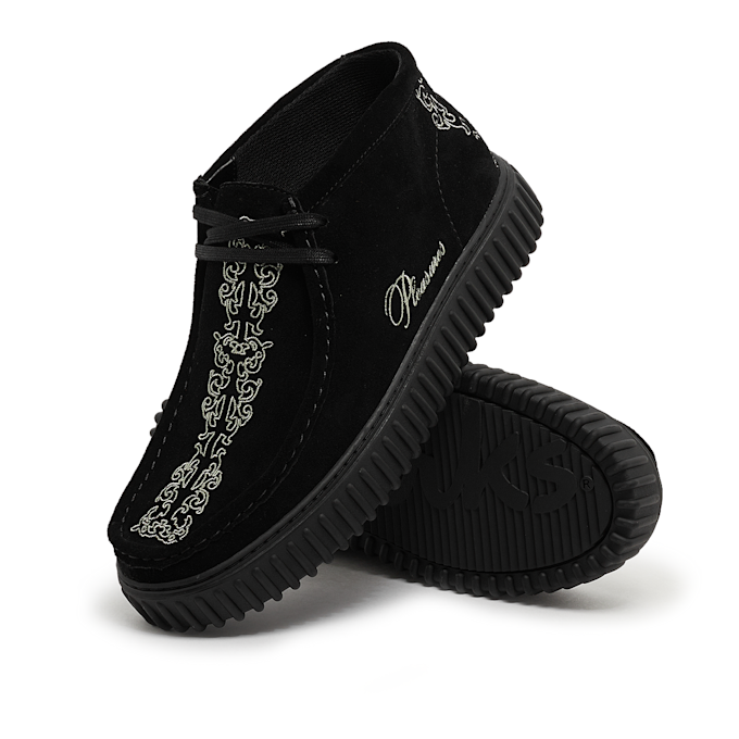 Clarks x PLEASURES Torhill Woven noir 85452 7