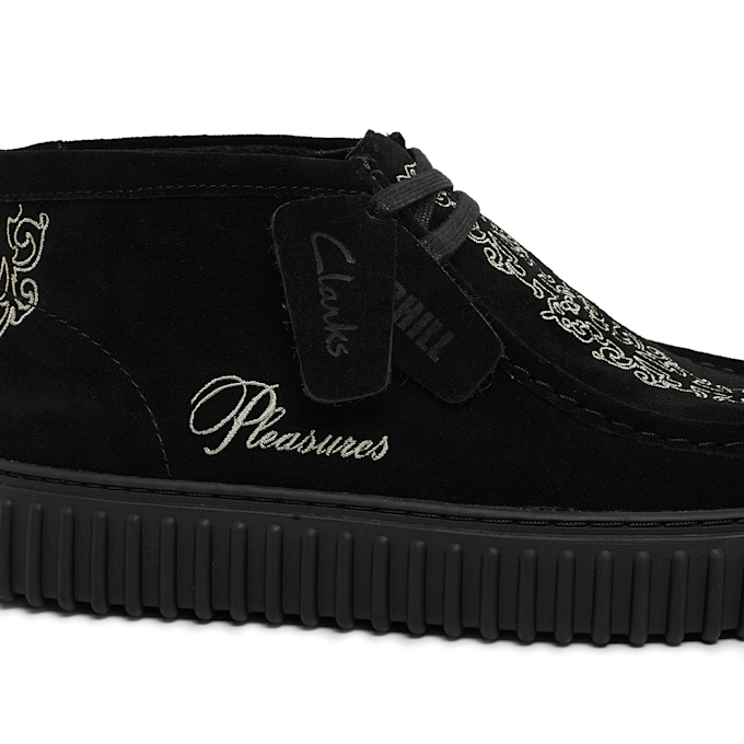 Clarks x PLEASURES Torhill Woven noir 85452 8