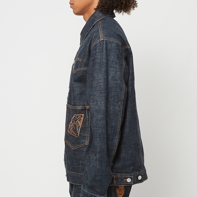 Billionaire Boys Club Diamonds & Dollars Selvedge Denim Jacket blauw 89164 3