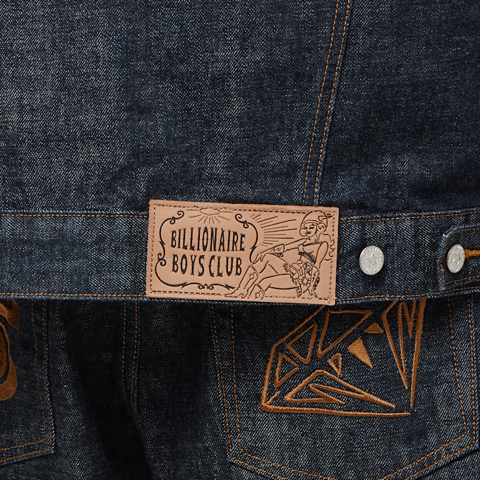Billionaire Boys Club Diamonds & Dollars Selvedge Denim Jacket blau 89164 6