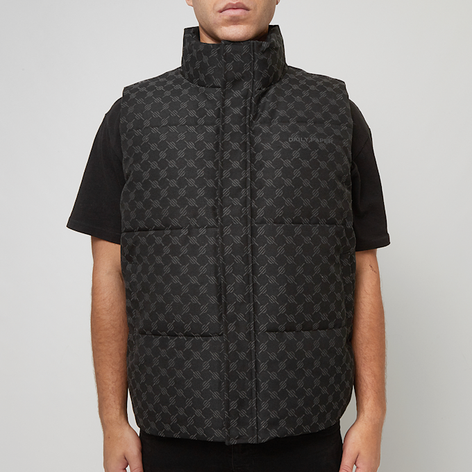 Daily Paper Pondo Cotton Monogram Vest noir 87188 2