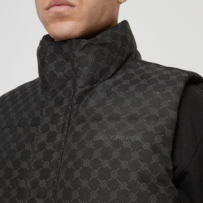 Daily Paper Pondo Cotton Monogram Vest noir 87188 5
