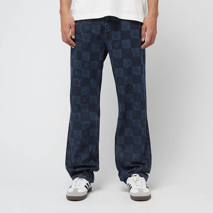 Daily Paper Kibo Check Jacquard Jeans blau 85485 2