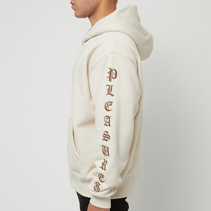 Pleasures OE Zip Up Hoodie beige 89178 3