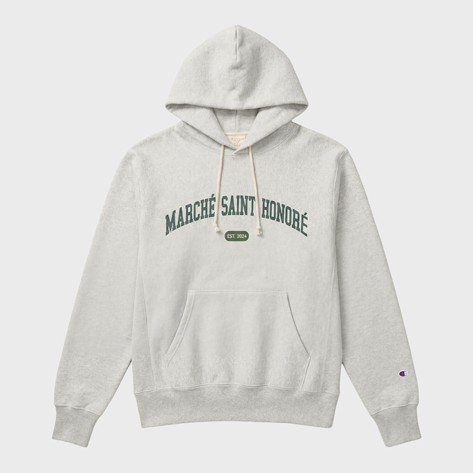 Champion Marche Saint Honoré Hoodie gris 90057 1