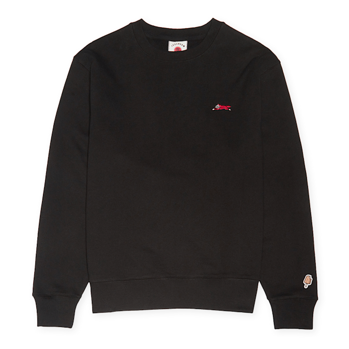 ICECREAM Small Running Dog Crewneck zwart 89416 1