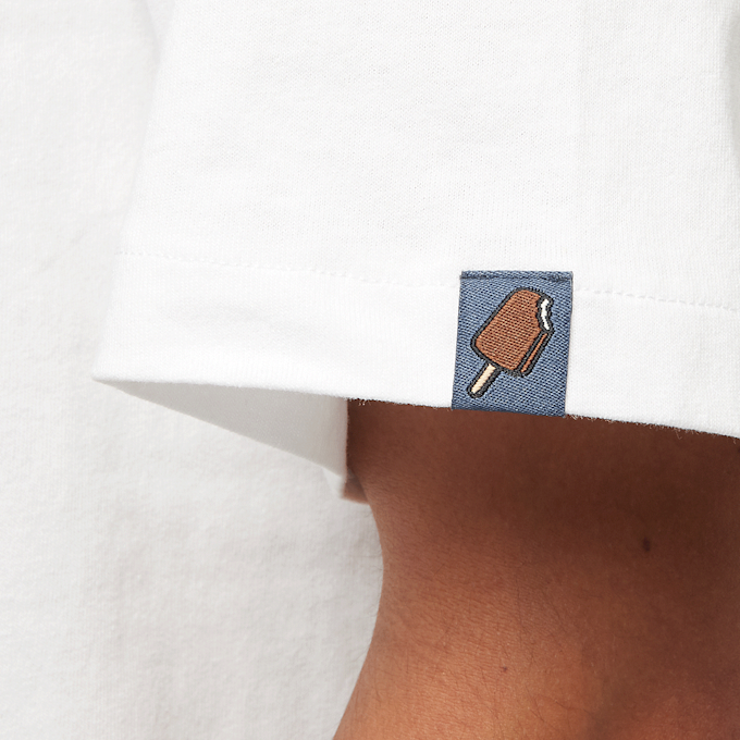 ICECREAM Small Running Dog T-Shirt blanc 86316 7