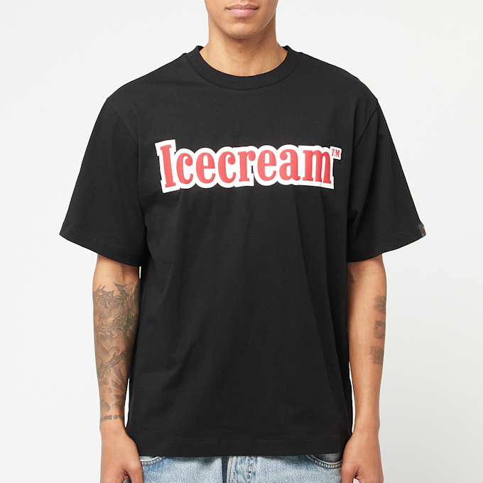 ICECREAM Puff Print Icecream T-Shirt schwarz 89859 2