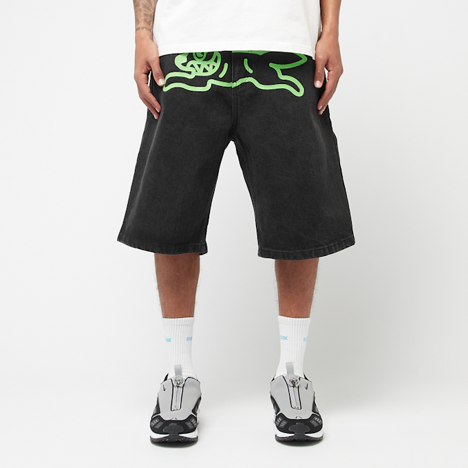 ICECREAM Running Dog Denim Shorts black 86270 2