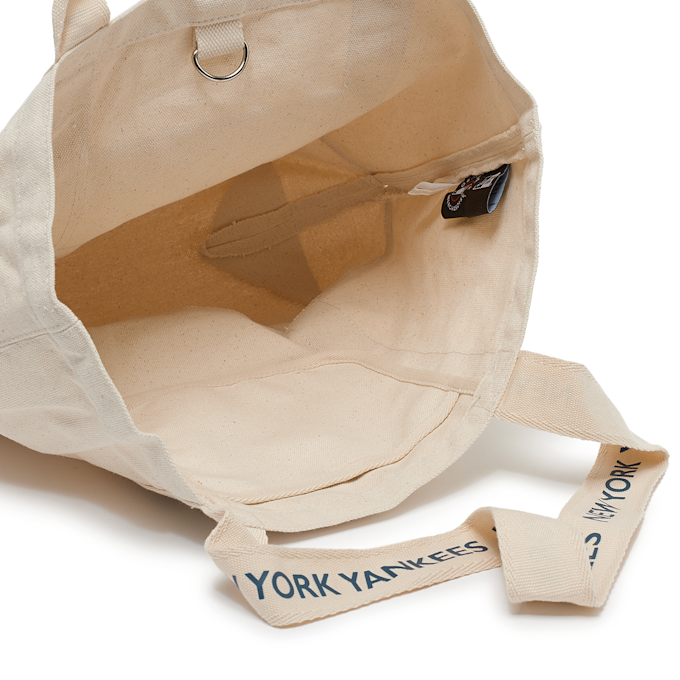 New Era New York Yankees MLB Strap Canvas Tote Bag beige 90422 4