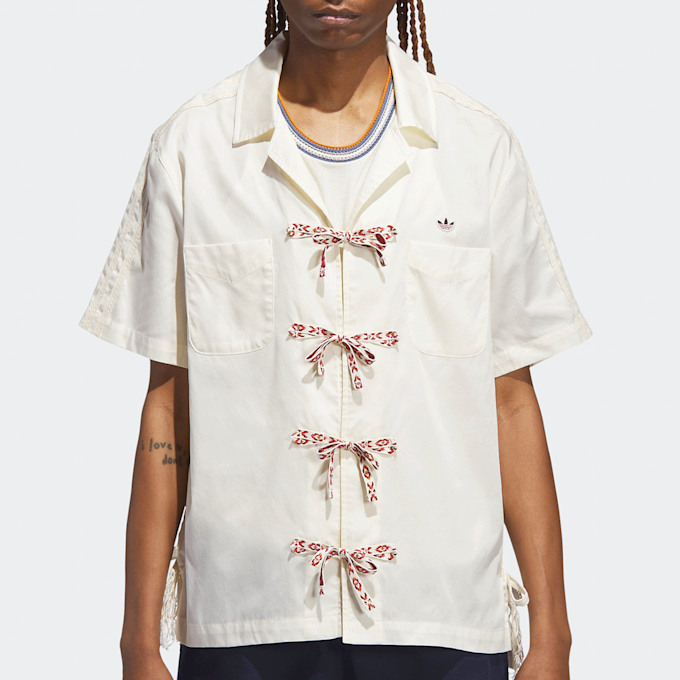 adidas Originals x Clot Bowling Shirt beige 86303 2