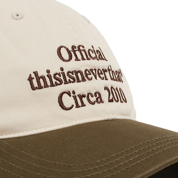 thisisneverthat Times Cap beige 89887 3