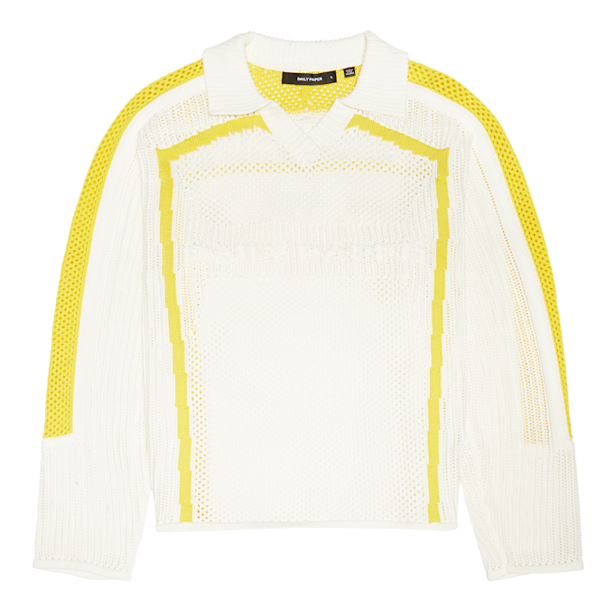 Daily Paper Football Knit Sweater Weiss 88742 1