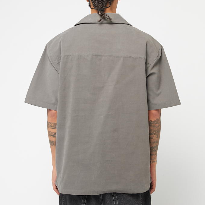 Daily Paper Chain Stitch Shortsleeve Shirt grau 90614 4