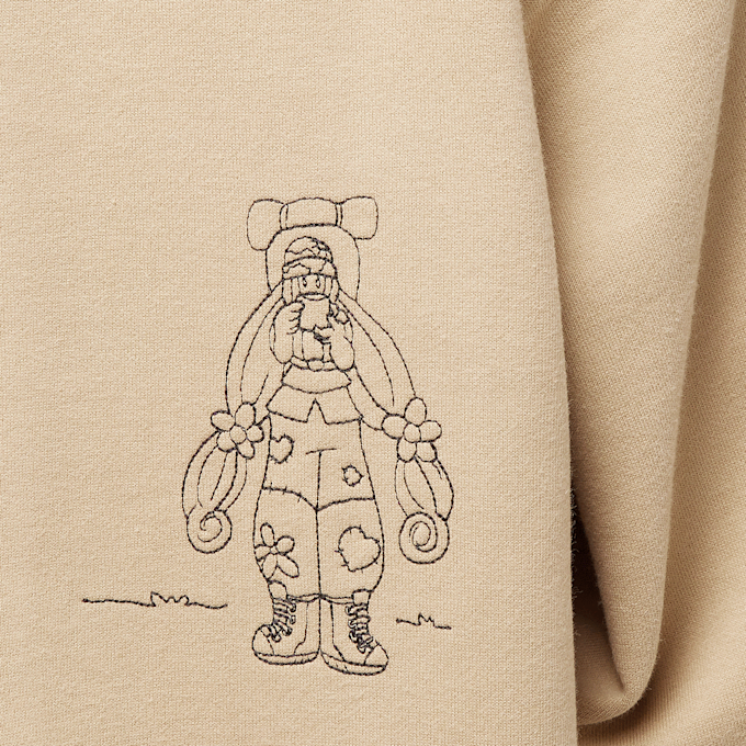 The North Face Mountain Cleanup Oversized Hoodie beige 90438 9