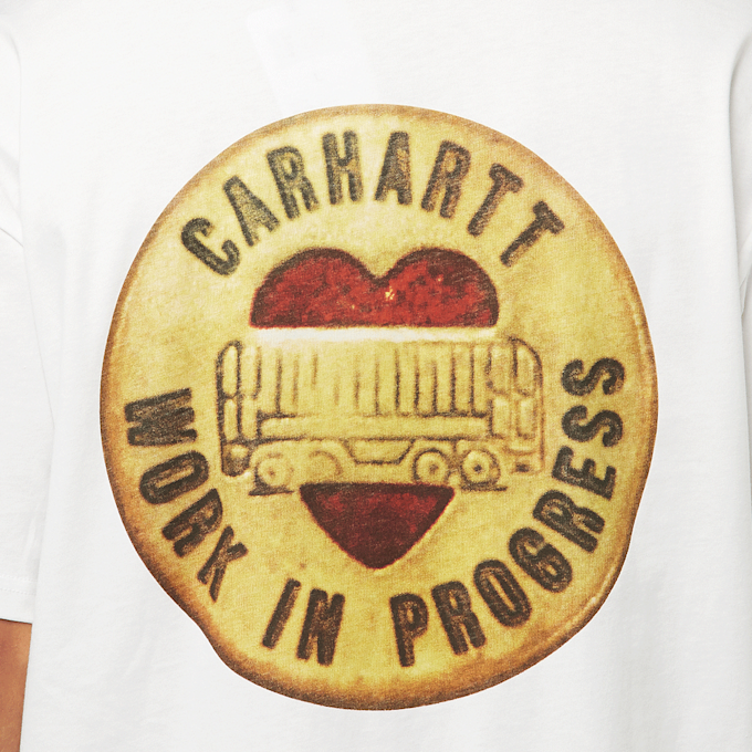 Carhartt WIP Button T-Shirt wit 84657 5