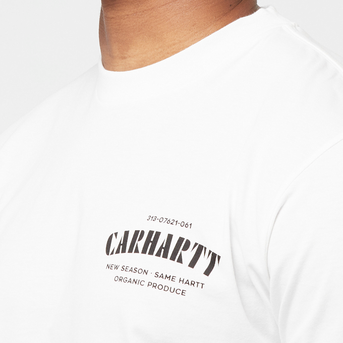 Carhartt WIP Catalogue C Logo T-Shirt weiß 89213 5