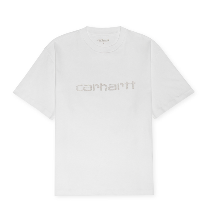 Carhartt WIP S/S Rivet Script T-Shirt white 87579 1