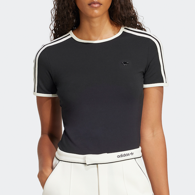 adidas Originals Wmns 3-Stripes Cali Tee schwarz 87810 2
