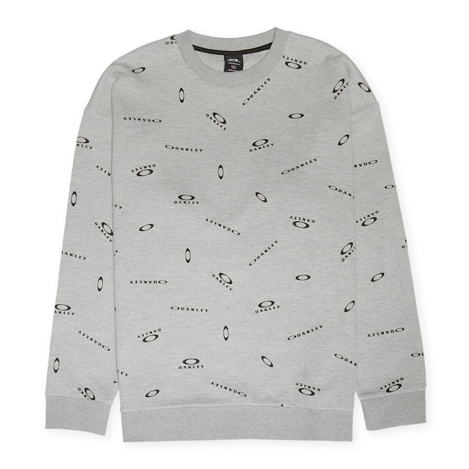 Oakley&nbsp; Foundational Fleece Longsleeve Crew gris 90372 1