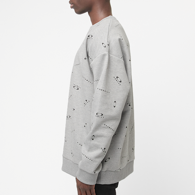 Oakley&nbsp; Foundational Fleece Longsleeve Crew gris 90372 3