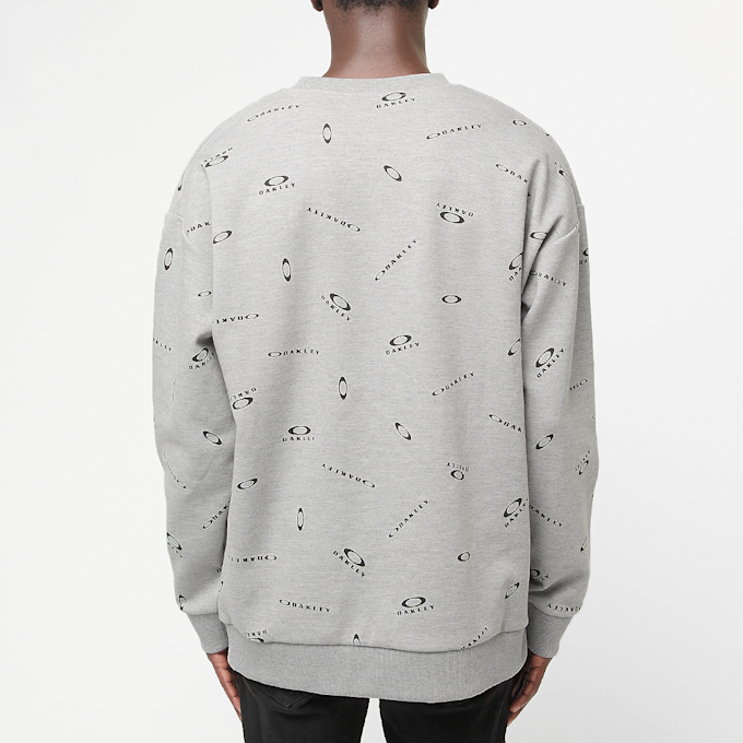 Oakley&nbsp; Foundational Fleece Longsleeve Crew gris 90372 4