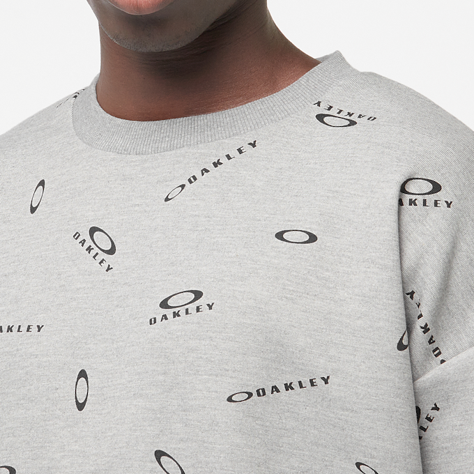 Oakley&nbsp; Foundational Fleece Longsleeve Crew gris 90372 5