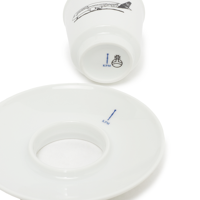 solebox x Lufthansa x Stefan Marx x KPM Flugzeugtasse weiß 87494 6