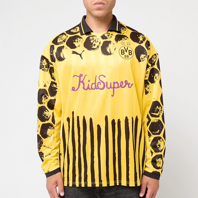 PUMA x KidSuper Borussia Dortmund (BVB) Longsleeve Retro Shirt yellow 90087 2