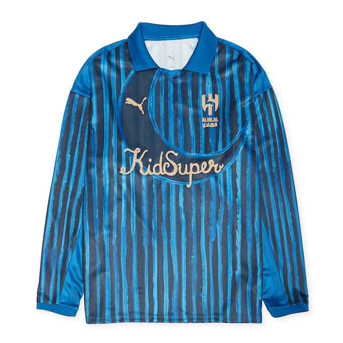 PUMA x KidSuper Al Hilal SFC Longsleeve Retro Shirt blau 88469 1