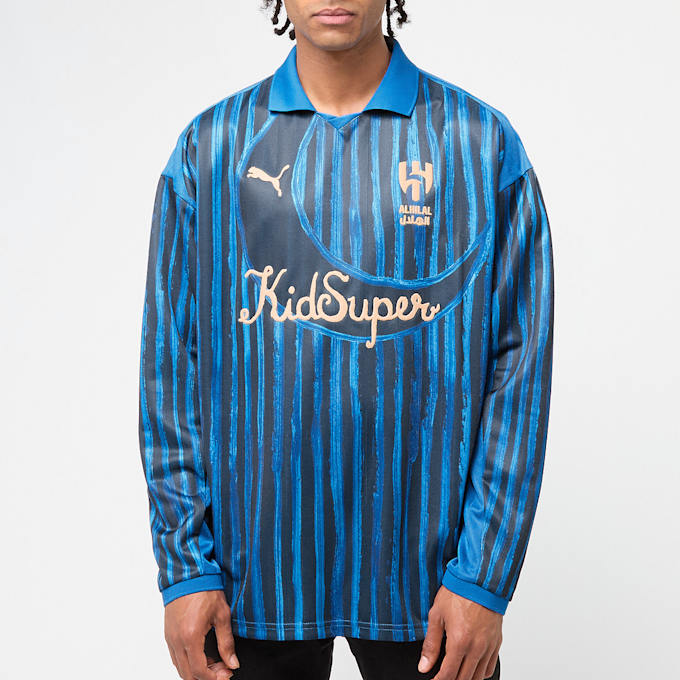 PUMA x KidSuper Al Hilal SFC Longsleeve Retro Shirt blau 88469 2
