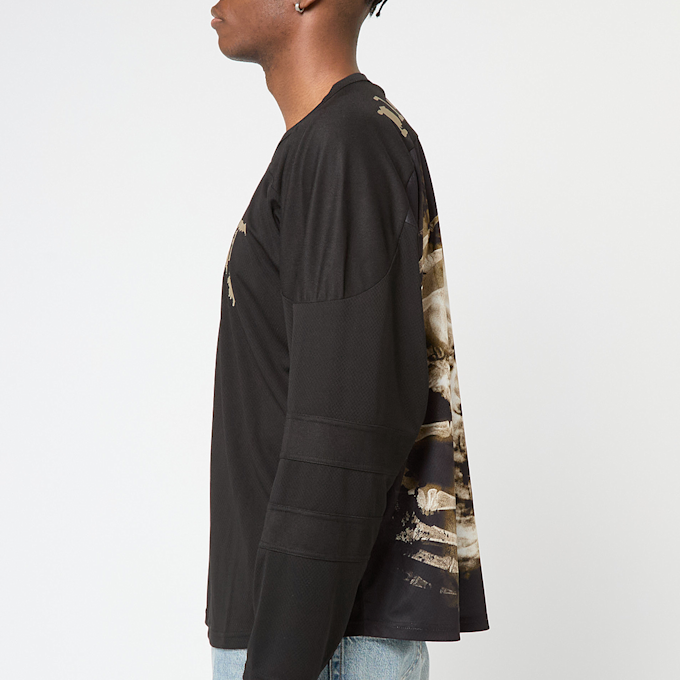 Pleasures x Slipknot X-Ray Hockey Jersey black 87757 3