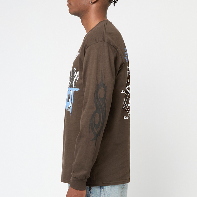 Pleasures x Slipknot Compass Long Sleeve bruin 87748 3