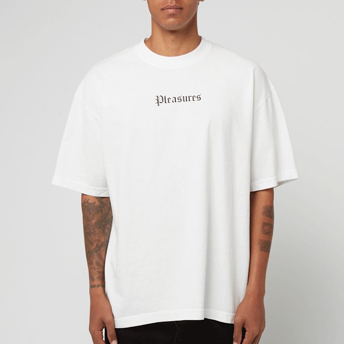 Pleasures Burn Again T-Shirt blanc 90963 2