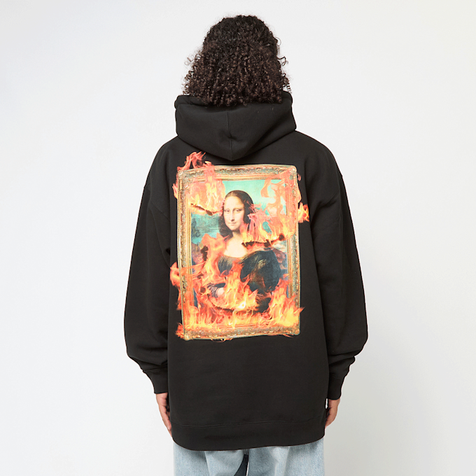 Pleasures Burn Again Hoodie schwarz 89410 4