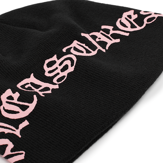 Pleasures Old English Skully Beanie noir 89891 3