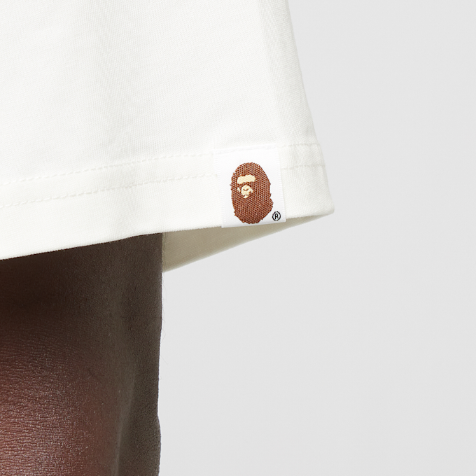 A Bathing Ape Chain Stitch College Relaxed Fit Tee beige 90443 6