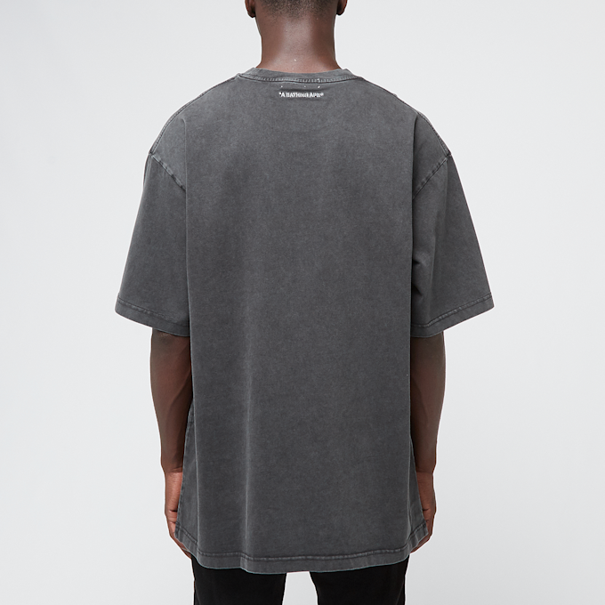 A Bathing Ape Garment Dye Spray Print College Relaxed Fit Tee grau 86323 4
