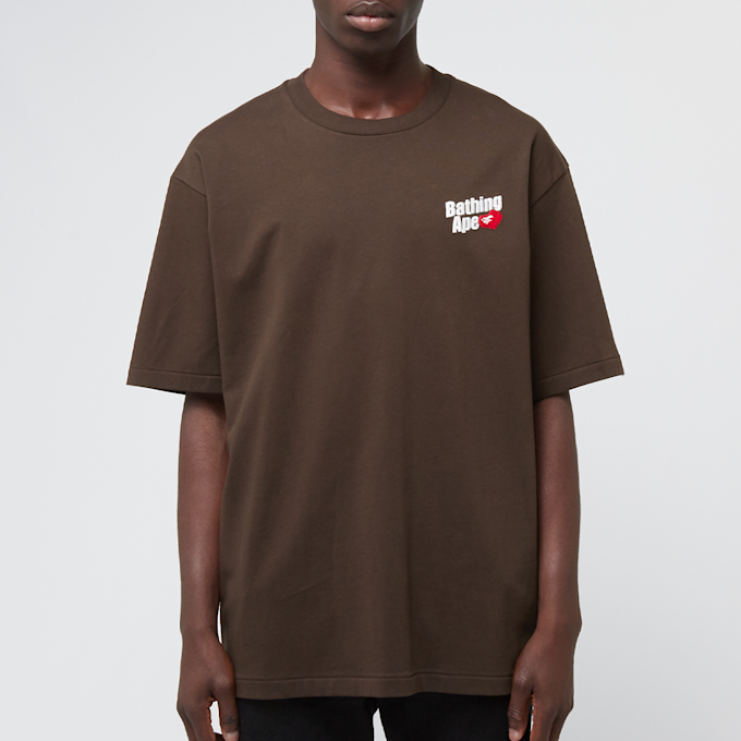 A Bathing Ape&nbsp; Logo Relaxed Fit Tee brun 89865 2