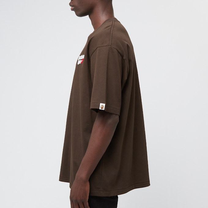 A Bathing Ape&nbsp; Logo Relaxed Fit Tee brun 89865 3