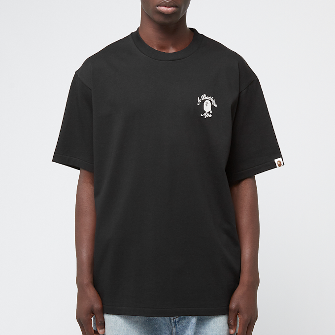 A Bathing Ape One Point College Relaxed Fit Tee black 87767 2