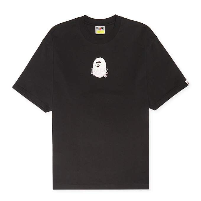 A Bathing Ape Ape Head Relaxed Fit Tee noir 90187 1
