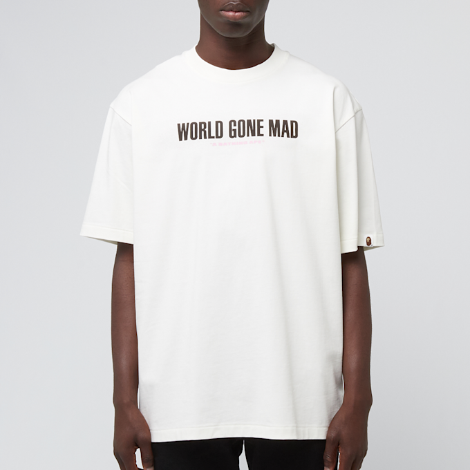 A Bathing Ape Slogan Relaxed Fit Tee beige 86325 2