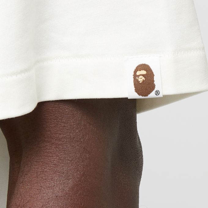 A Bathing Ape Slogan Relaxed Fit Tee beige 86325 7